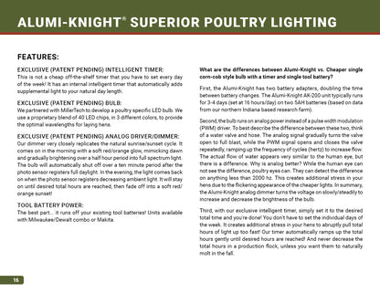 Alumi-Knight® Poultry Lighting System